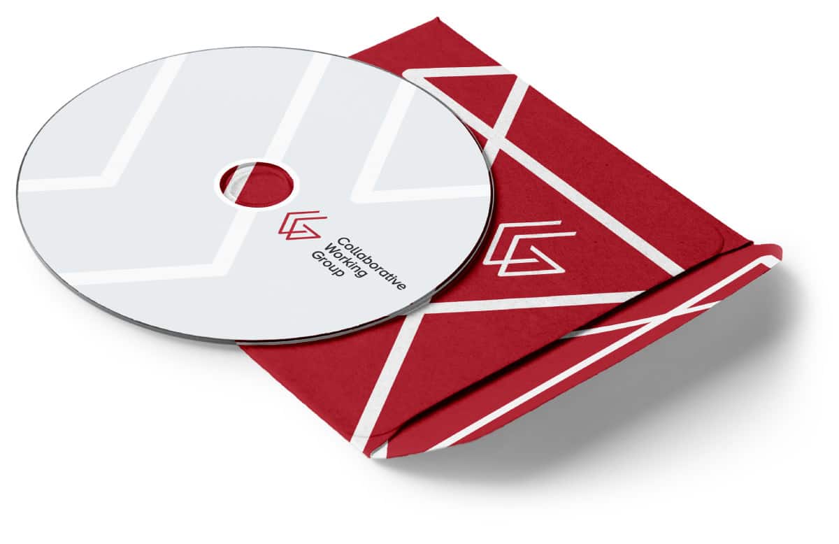 CWG branding on cd cover